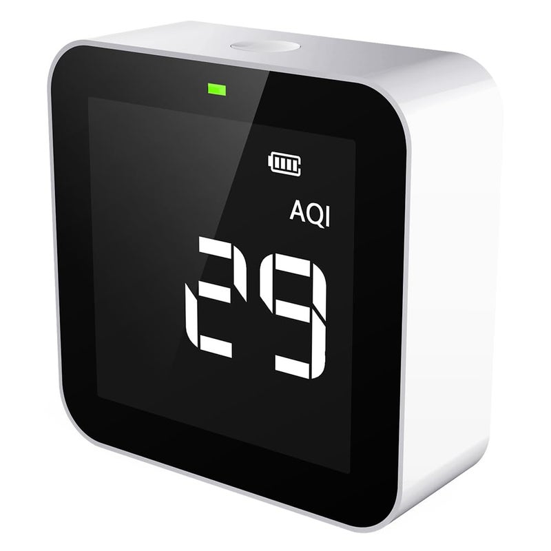Temtop Temtop M10 Air Quality Monitor Indoor Air Quality Tester AQI PM2.5 VOCs Formaldehyde Detector for Home Air Testing, US Certified Air Sensor  - Image 1