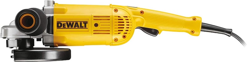 DEWALT 230Mm 2200W Large Angle Grinder With Lock-On Switch, Yellow/Black, Dwe492-B5, 3 Year Warranty - Image 2