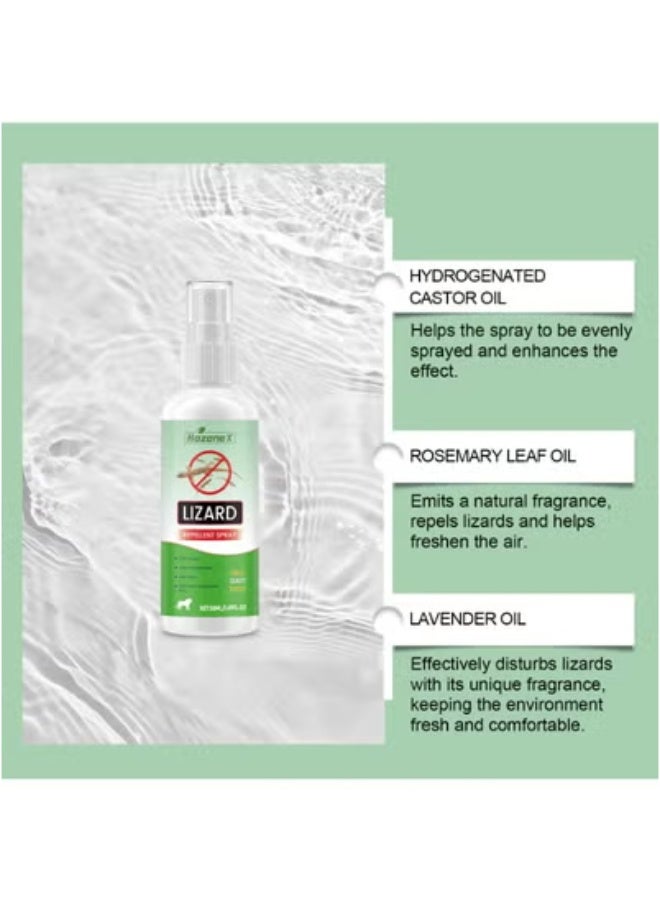 هوزونكس طارد حشرات جيكو من هوزونكس للاستخدام اليومي، مناسب للاستخدام الداخلي، لا يسبب أي إزعاج للوزغ، بخاخ منزلي 50 مل - Image 3