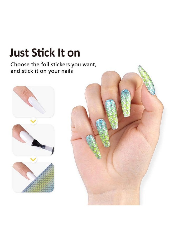بورانو جل صمغ رقائق الأظافر مع 40 قطعة من ملصقات الرقائق المعدنية 15 مل، زجاجتين من جل رقائق الأظافر، رقائق أظافر جل فنية مع قلم مصمم، رقائق أظافر لاصقة - Image 2