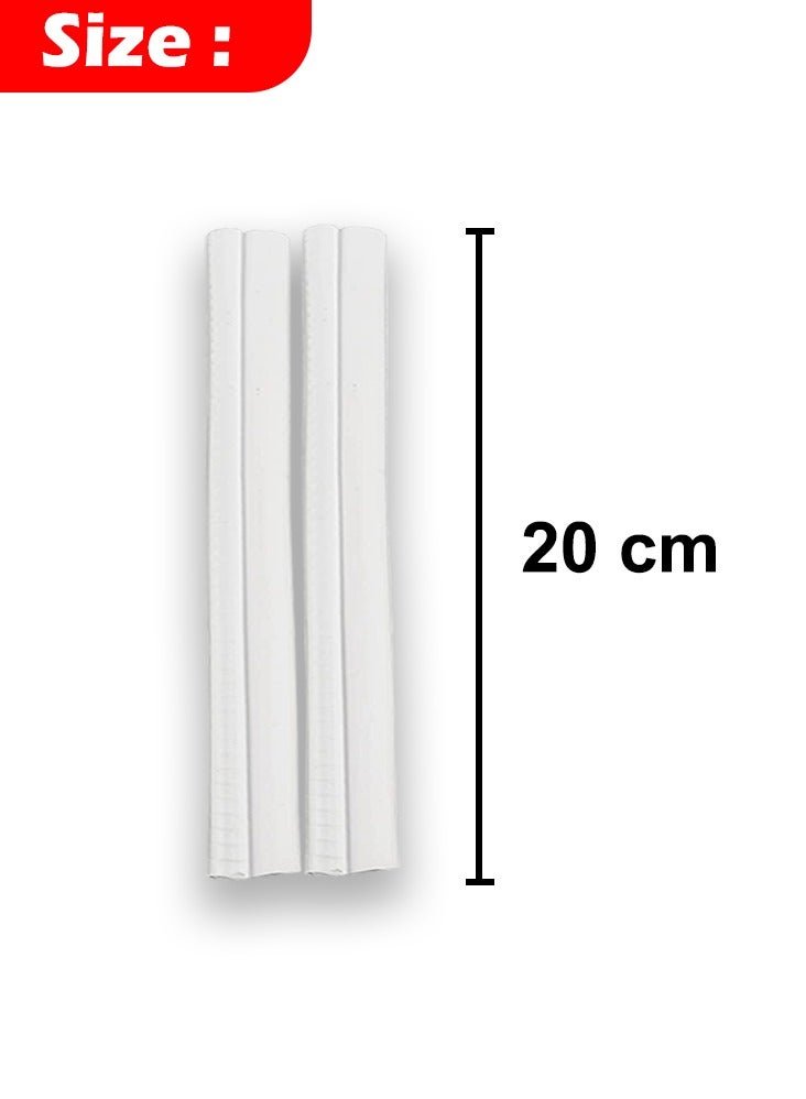 Generic Car Door Edge Guard Door Protector Rubber Clip Buffer (20CM - White) Pack Of Pair - Image 2