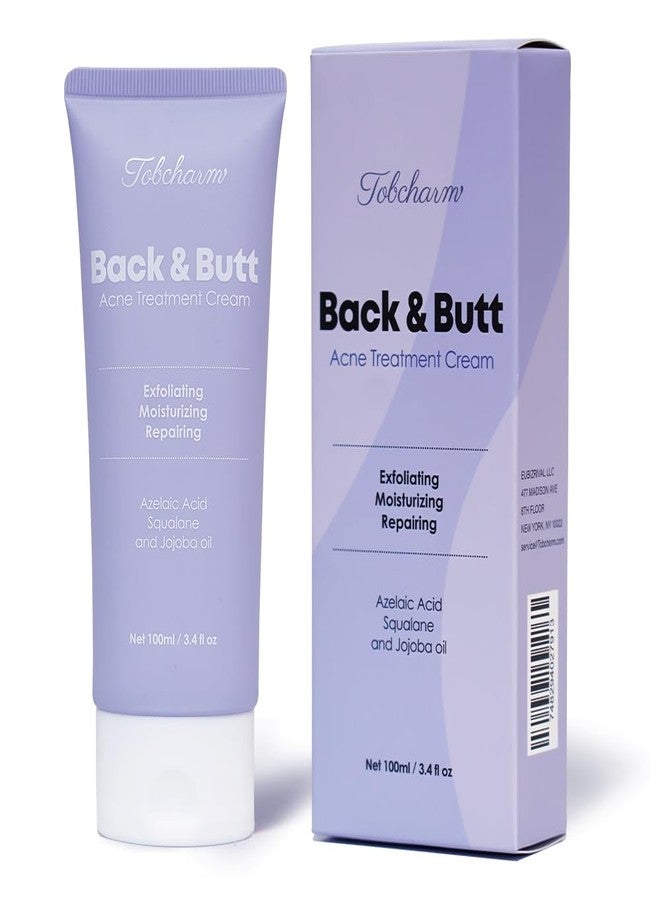 Tobcharm Butt Acne Clearing Treatment, Maximum Strength Body Cream for Back, Buttocks, Thigh & Chest Acne Removal, Skin Clearing Lotion for Men & Women, Foaming Cleanser for Bacne & Cystic Acne - Image 1