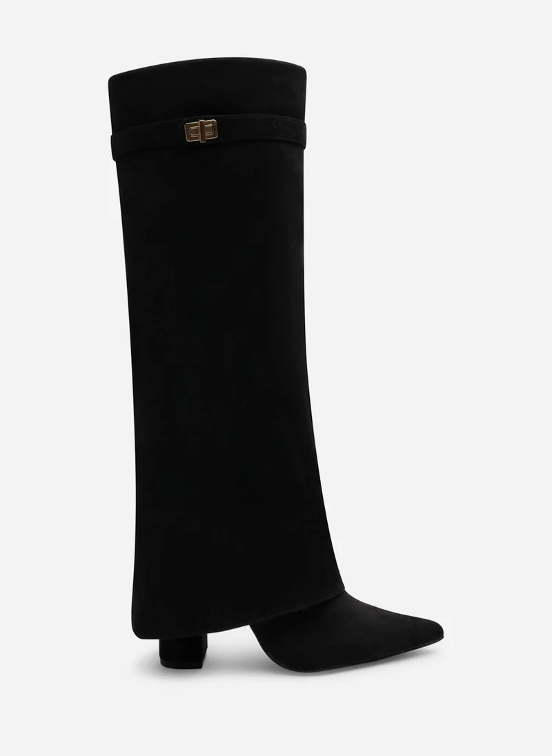ويرز ذات فروم Keira Fold Over Shark Block Heel Point Toe Boots