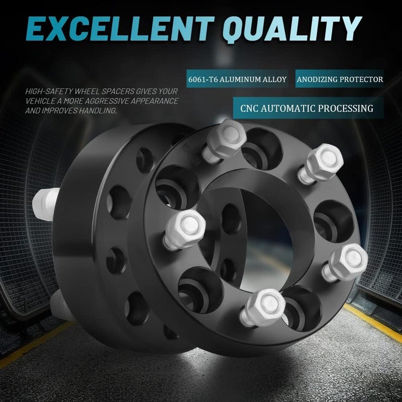 IRONTEK 1.5in Wheel Spacers 5x114.3mm (82.5mm Bore, 12x1.5 Studs) for Lexus and Toyota - 2 PCS - Image 5