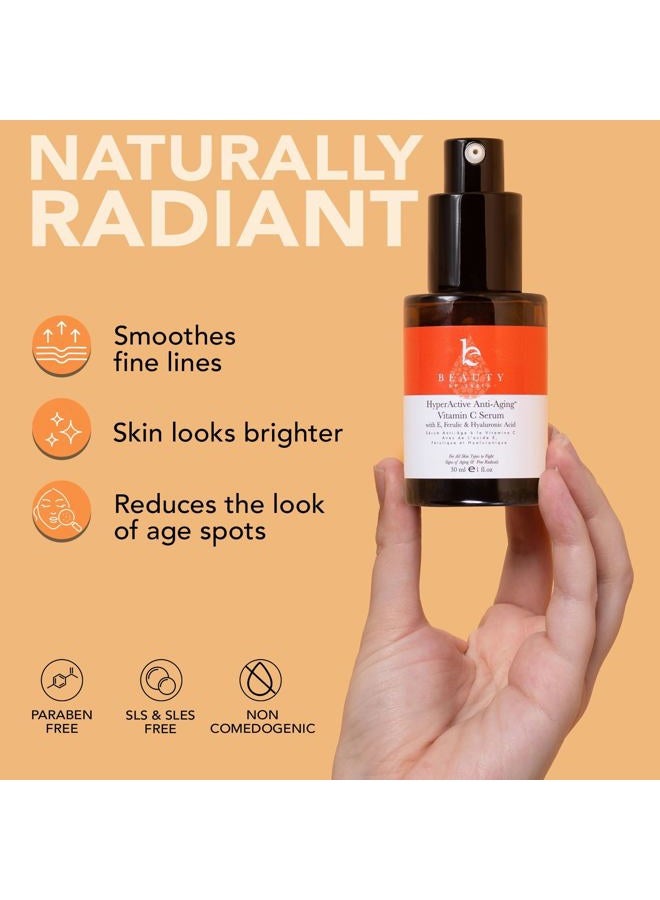 Beauty by Earth Vitamin C Face Serum - USA Made with Natural & Organic Ingredients, Skin Brightening Vitamin C Serum for Face for Women, Discoloration Correcting & Anti Aging Facial Formula with Antioxidants  - Image 3