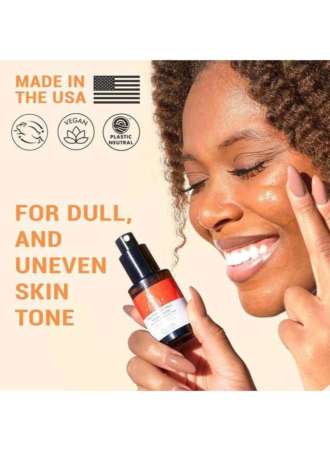 Beauty by Earth Vitamin C Face Serum - USA Made with Natural & Organic Ingredients, Skin Brightening Vitamin C Serum for Face for Women, Discoloration Correcting & Anti Aging Facial Formula with Antioxidants  - Image 4