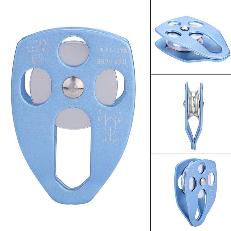 High Strength Aluminum Alloy Rope Pulley System for Outdoor Rock Climbing Gear - Image 3