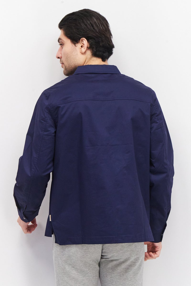 PUMA Puma x Select Men Regular Fit Long Sleeves Training Jacket, Navy Blue  - Image 3