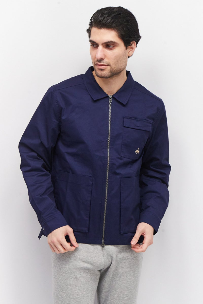 PUMA Puma x Select Men Regular Fit Long Sleeves Training Jacket, Navy Blue  - Image 1