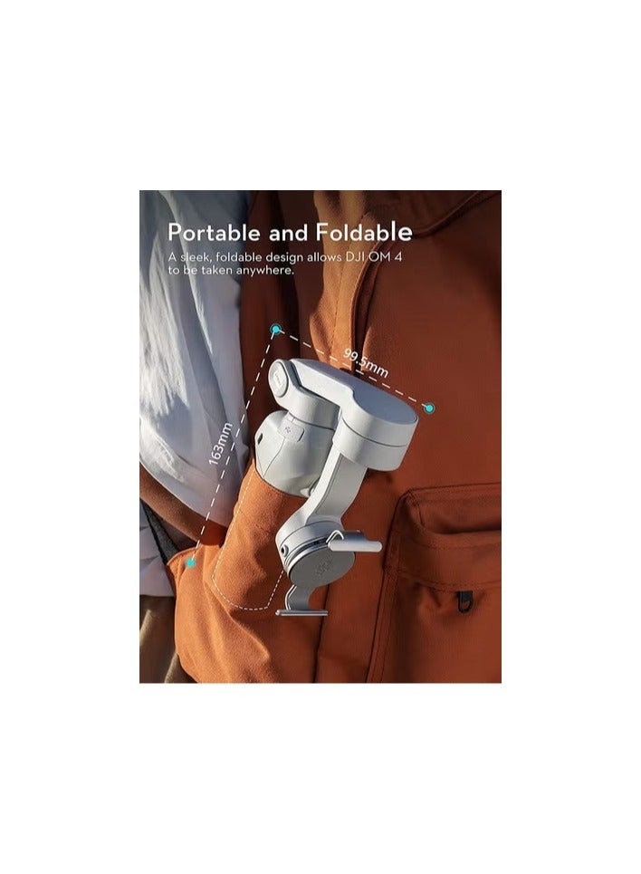Dji World OSMO Mobile SE Intelligent Gimbal, 3-Axis Phone Gimbal, Android And iPhone Gimbal, Vlogging Stabilizer YouTube And TikTok Videos, UAE Version With Official Warranty Support-DJI-ZM500SE Grey  - Image 2