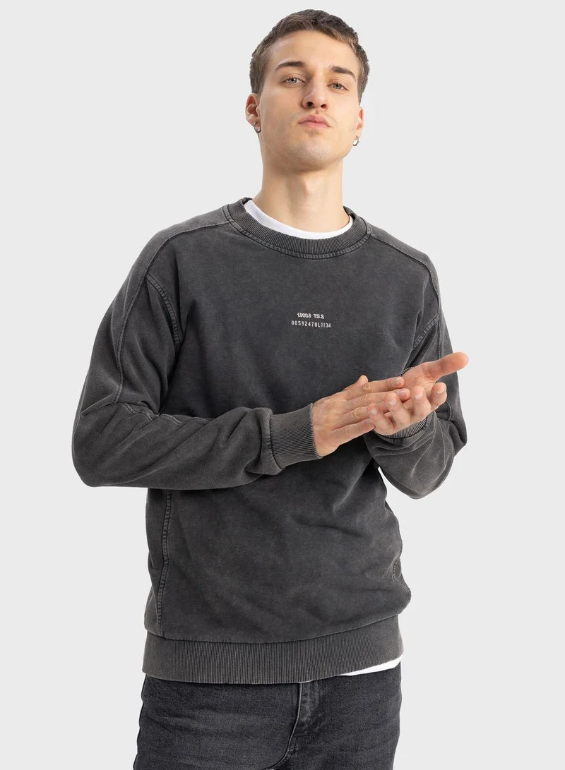 DeFacto Man Regular Fit Sweat Shirt