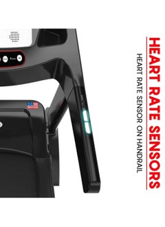 باورماكس فيتنيس جهاز سير كهربائي PowerMax Fitness TAC-330 (6HP Peak) للمنزل مع خاصية الانحدار التلقائي، 12 برنامج محدد مسبقًا، السرعة القصوى 15 كم/الساعة، الحد الأقصى لوزن المستخدم 130 كجم،  - Image 5