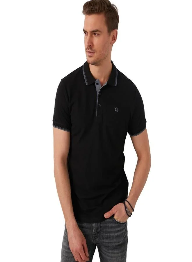 Buratti  Buratti 100% Cotton Buttoned Regular Fit Polo Collar T Shirt Men's POLO COLLAR T SHIRT 5902118 for Men | Best Price UAE