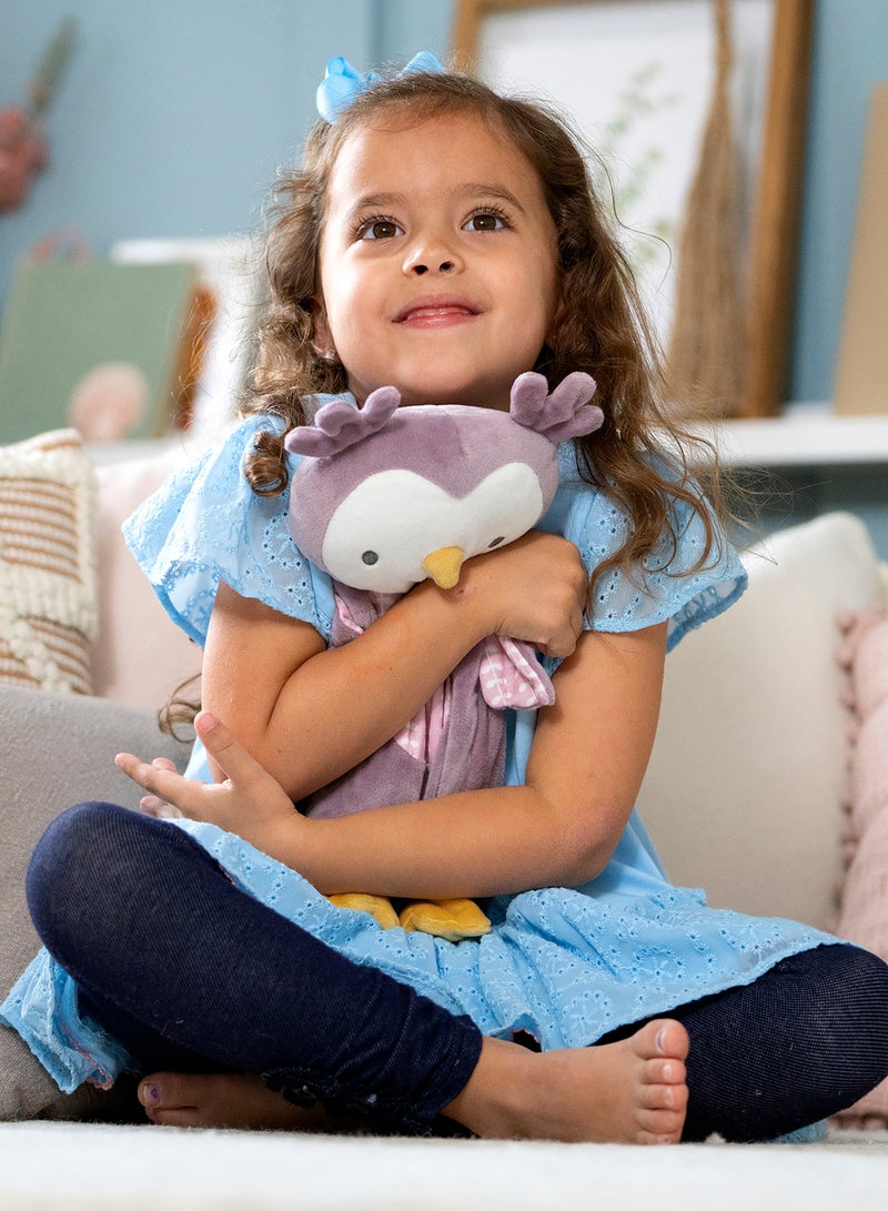 ingenuity Ingenuity - Nally The Owl Plush Lovey - Soft Bean Bag Soothing Toy - Image 5