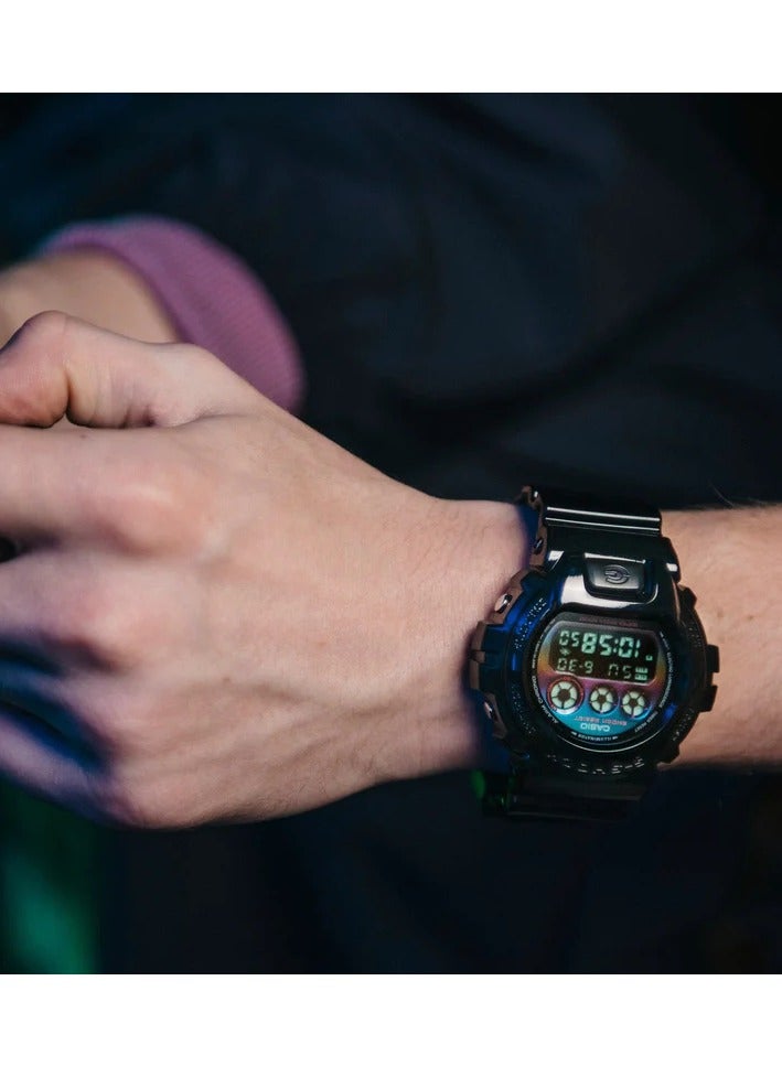 G-SHOCK Casio Men Watch G-Shock Digital Black Dial Resin Band DW-6900RGB-1DR. - Image 2