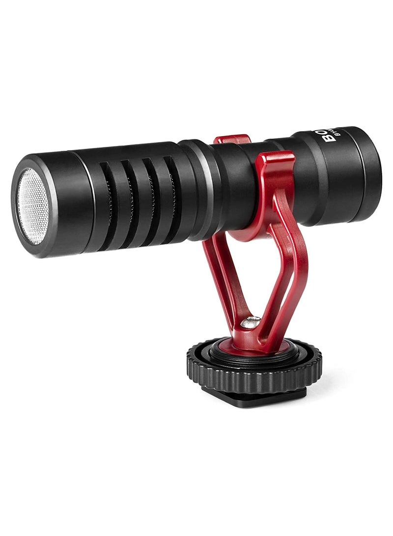 BOYA Mm1 Universal Cardiod Shotgun Microphone For Smartphone Pad And Pc With Phone Clip Windsheild Shock Mount - Image 2