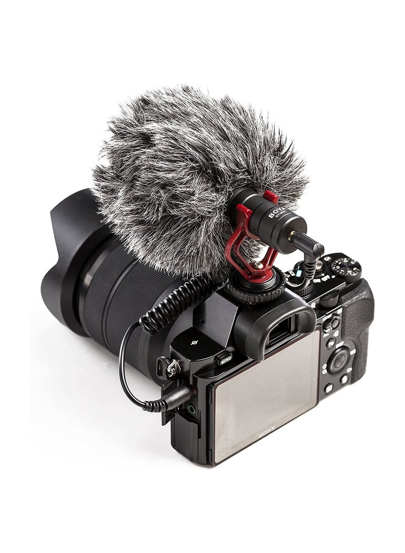 BOYA Mm1 Universal Cardiod Shotgun Microphone For Smartphone Pad And Pc With Phone Clip Windsheild Shock Mount - Image 3