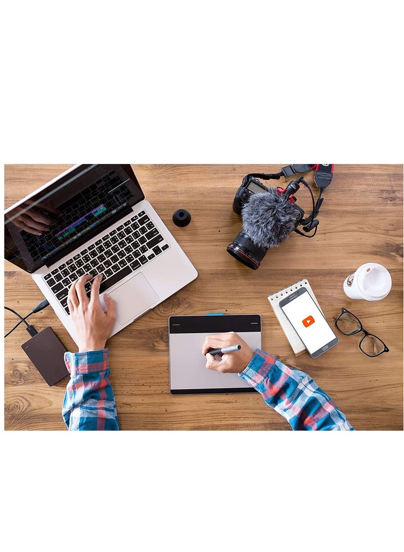 BOYA Mm1 Universal Cardiod Shotgun Microphone For Smartphone Pad And Pc With Phone Clip Windsheild Shock Mount - Image 4