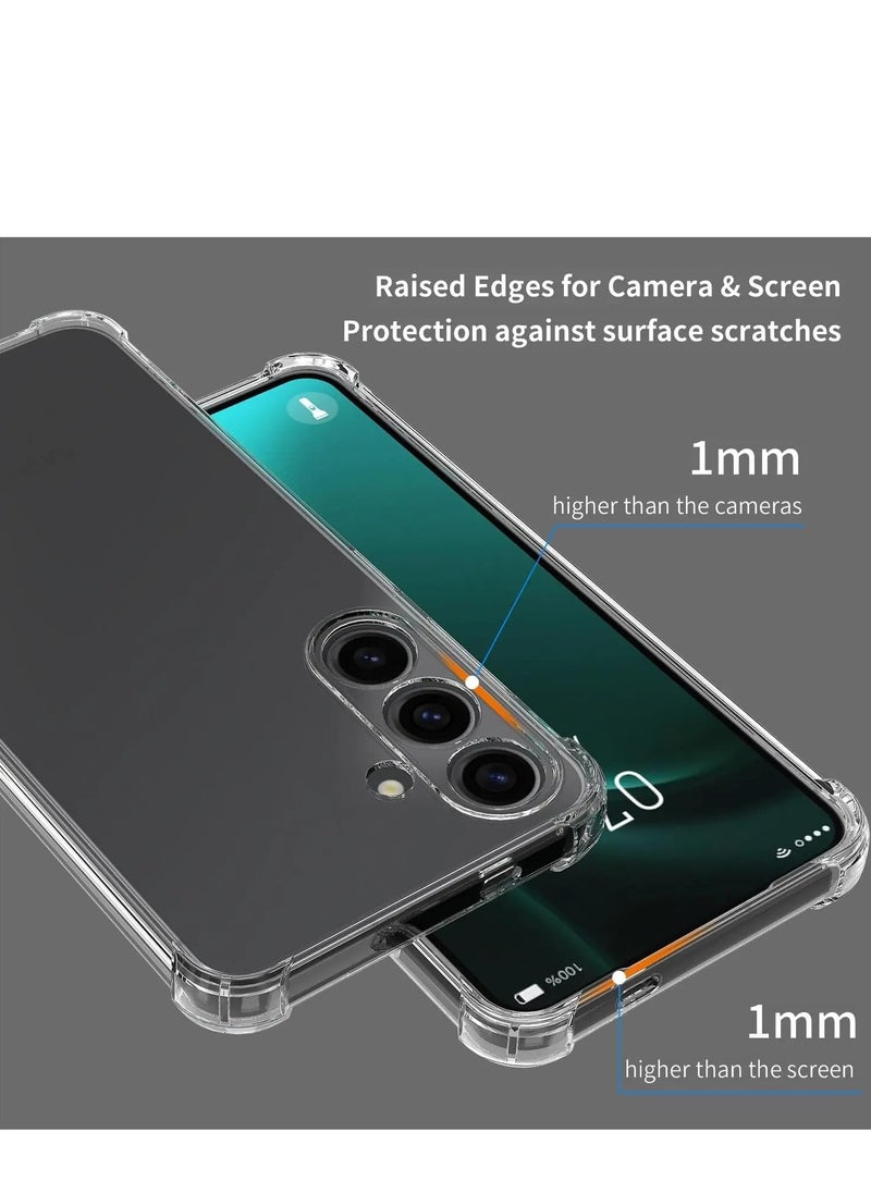 Designed for Samsung Galaxy A55 5G Back Cover Case Soft Silicone Back Case Cover for Samsung Galaxy A55 5G (Transparent) - pzsku/Z0237BDD7EDE51A26502AZ/45/_/1724702131/db093924-8c92-483d-8105-60ccc3ec1f84