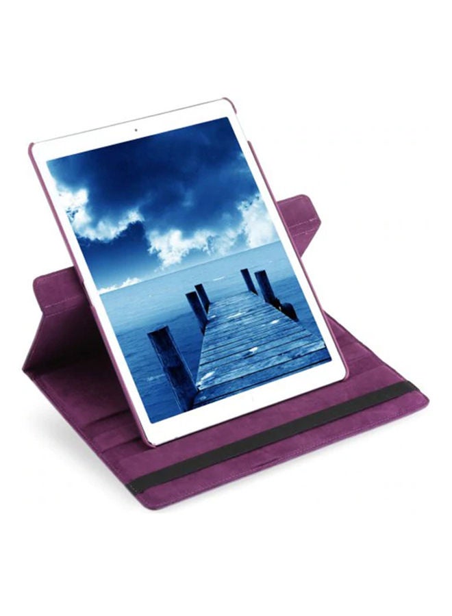 NIBEMINENT Keyboard, Case Cover, Stylus Pen For Apple iPad Pro 12.9-Inch Purple/White - Image 2