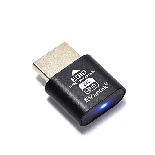 EVanlak HDMI Dummy Plug Headless Ghost Display Emulator Premium Aluminum PC（Fit Headless-1920x1080 New 3RD@60Hz）-3Pack - Image 2