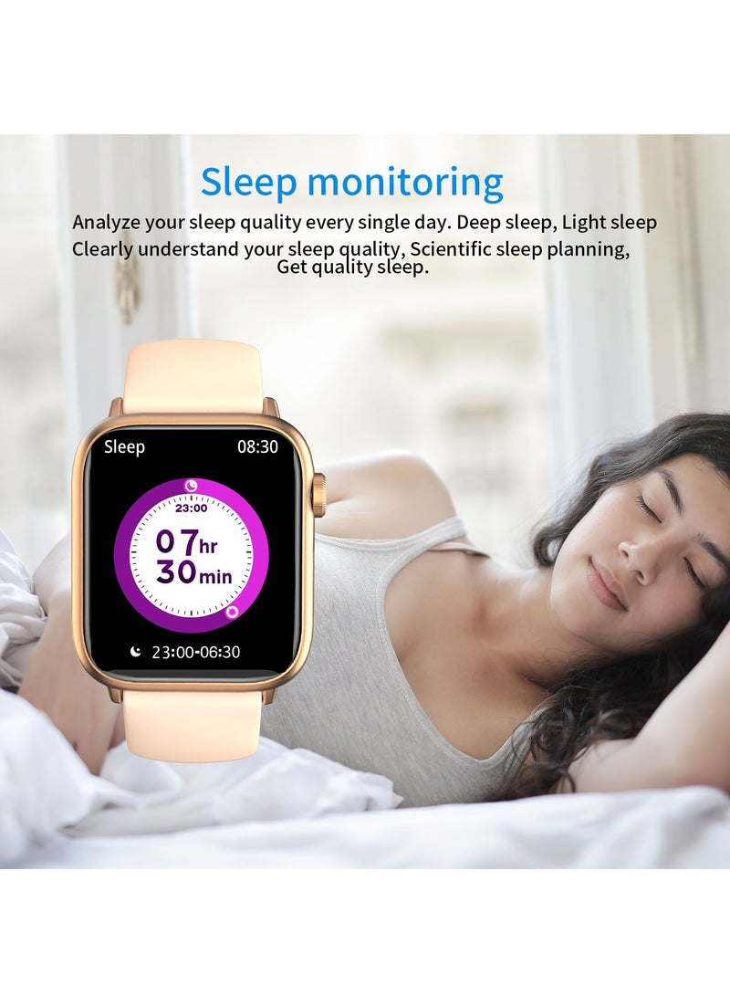 RollsTimi  Smart Watches For Women Men,Fitness Tracker with Heart Rate Sleep Monitor,1.85” HD Full Touch IP67 Waterproof Casual Sport Smartwatch for Android IOS - Image 4