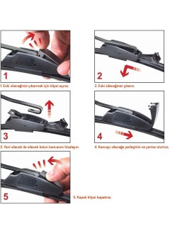 RBW 90620 Honda Civic 8 Sedan (Fa, Fd) 2006-2007 Front Wiper Set  - Image 2
