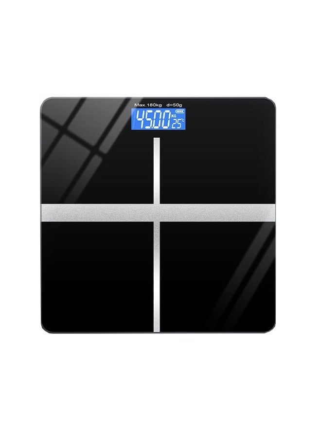 SAFENHAND Automatic Personal Glass Digital Weighing Smart Scale Intelligent Electronic Household Machine With LCD Display Accurate Body Fat Weight Measurement - Image 1