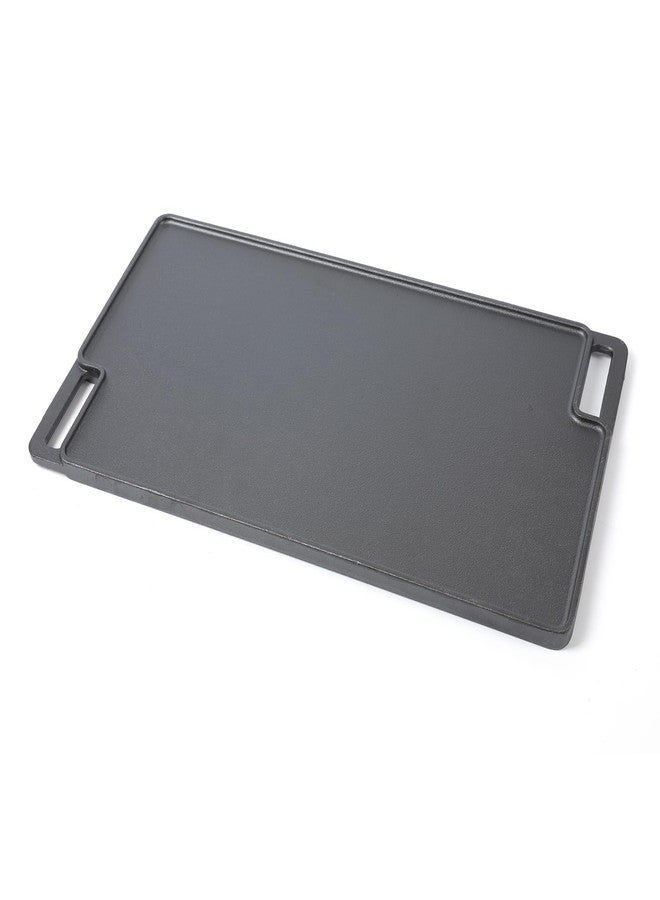HAWOK Cast Iron Griddle 2-in-1 Reversible 18inchx10inch - Image 4