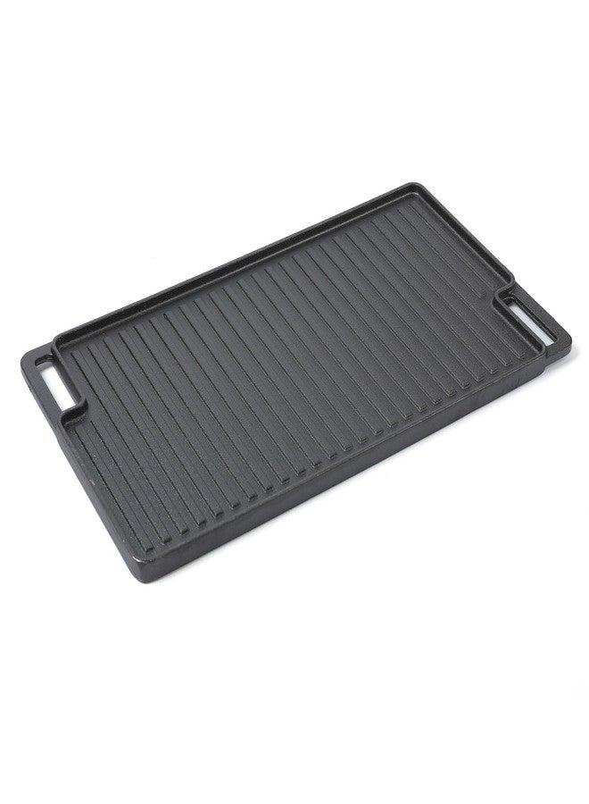 HAWOK Cast Iron Griddle 2-in-1 Reversible 18inchx10inch - Image 1