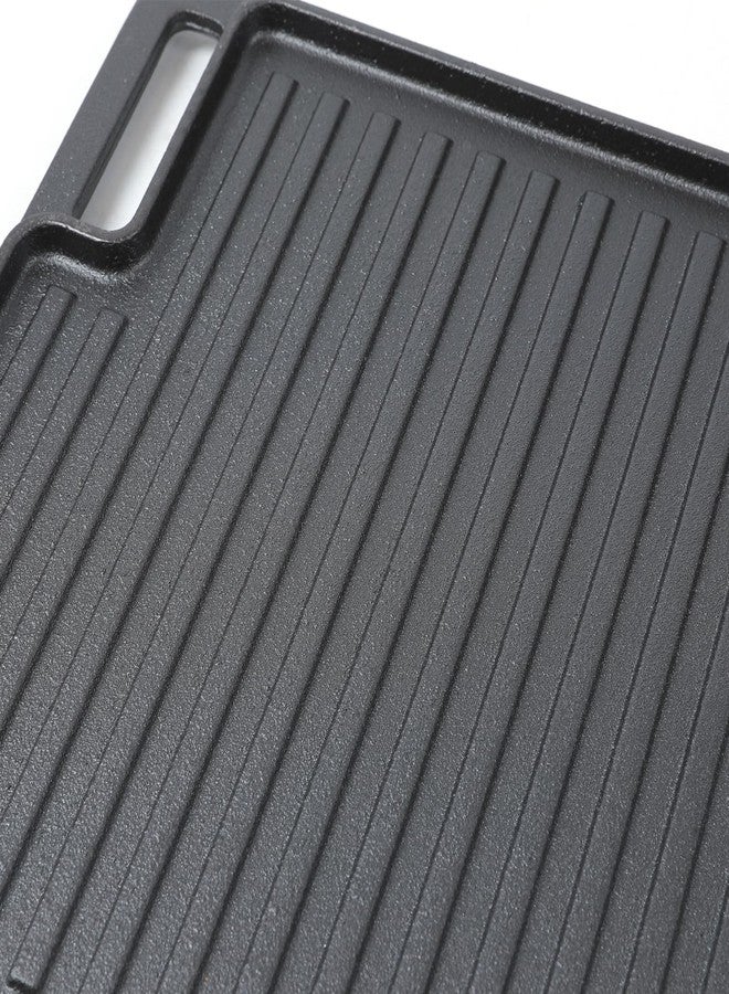 HAWOK Cast Iron Griddle 2-in-1 Reversible 18inchx10inch - Image 5