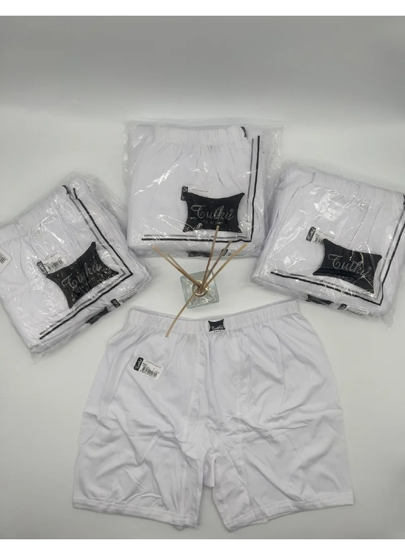 Tutku Passion Men's Combed Cotton Argentina Boxer 12 Pieces