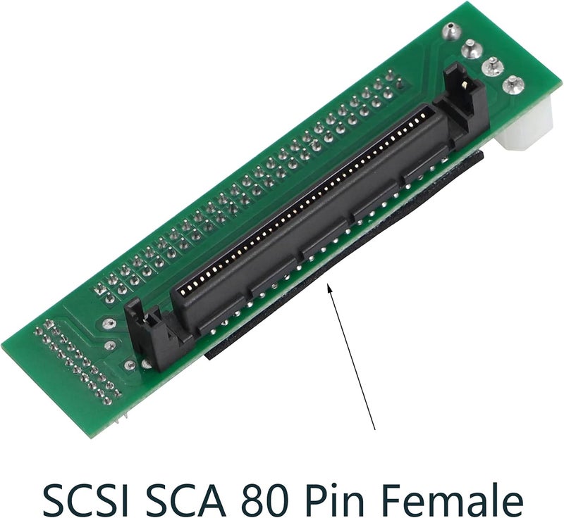 CERRXIAN SCSI SCA 80 Pin Female to IDE 50 Pin Male Adapter Converter for Hard Disk Computer - Image 3
