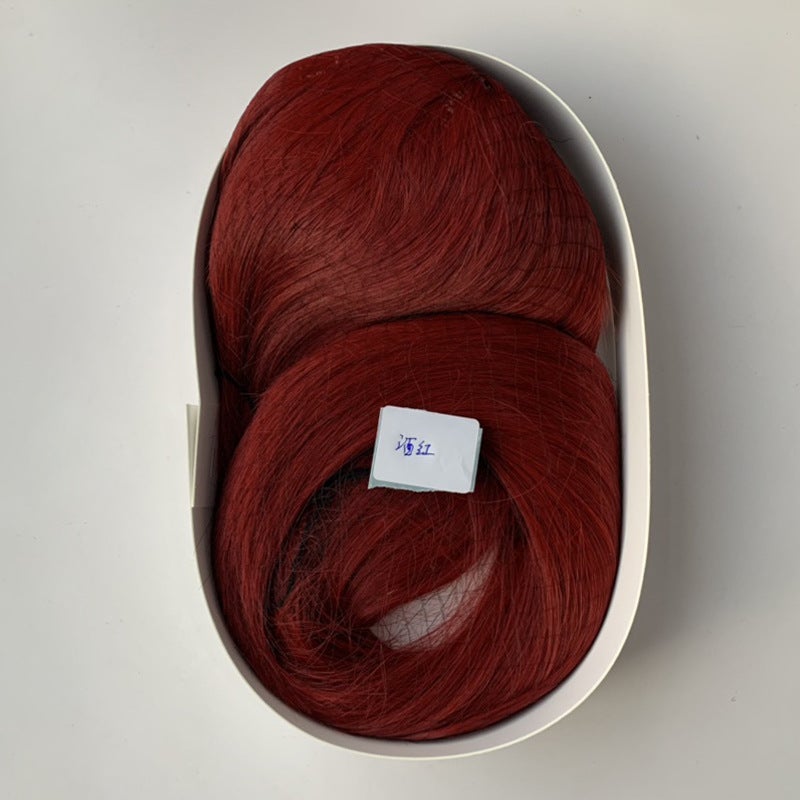 Generic Cardamom 60CM Universal Wig Hair Niang Special cos60cm Universal Hair Multicolor Optional Factory Direct in stock 60cm wine red