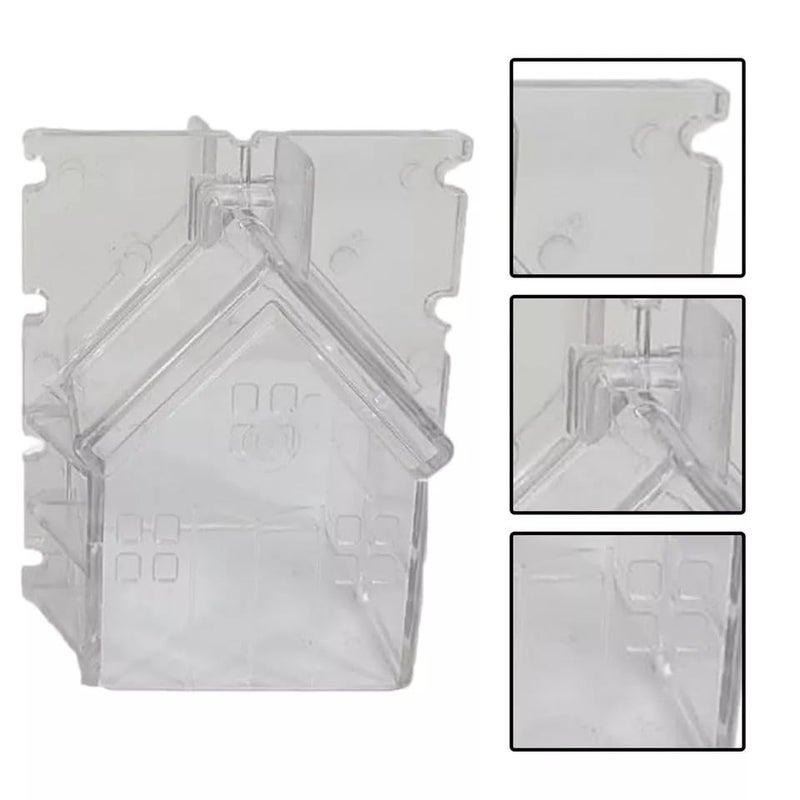 FirstTry Candle Mould I 3D Fondant House Shape Polycarbonate Scented Mold I for DIY Handmade Cake Décor Aromatherapy Soap Candles Making Art Craft Home Wedding Dinner Party Decoration (A) - Image 3