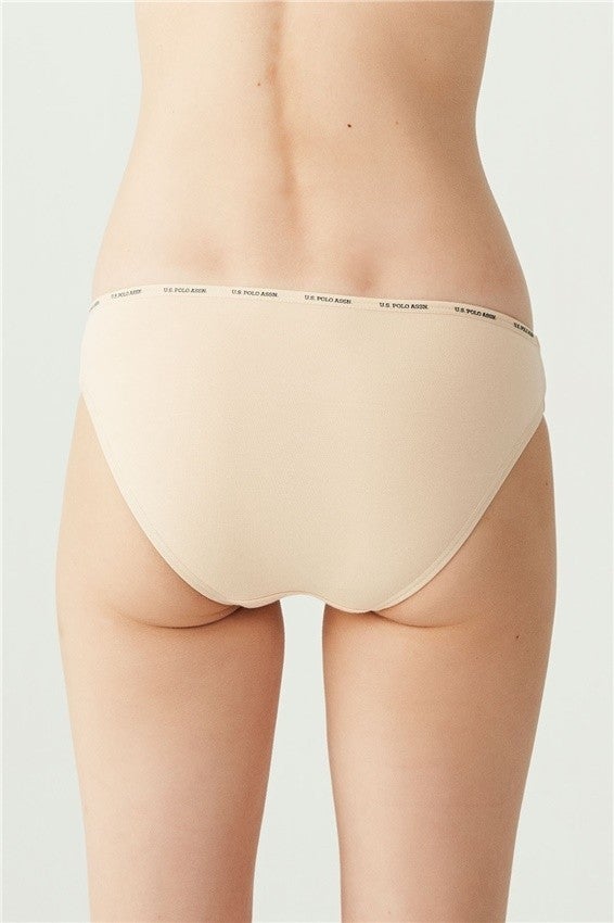 U.S. Polo Assn. 5-Pack Women's Low Waist Briefs Cotton Mixed Color  - Image 3