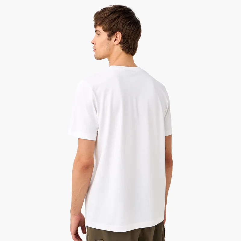 Splash FAV The Beatles Print T-shirt with Crew Neck and Short Sleeves