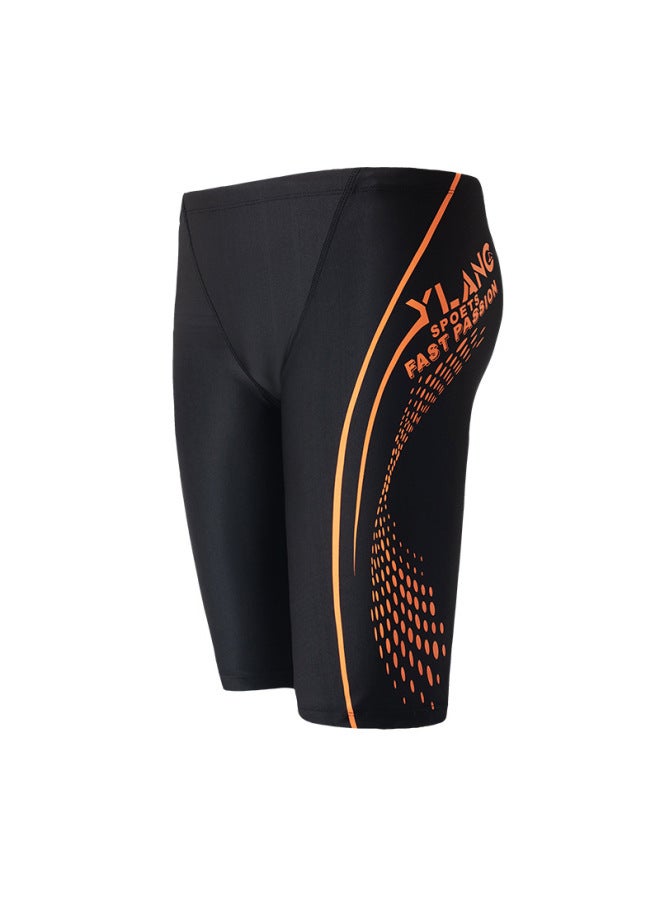 Swimming Trunks Men's Boxer Men's Five-point Fashion Hot Spring Quick-drying Swimsuit Swimming Equipment Imitation Shark Skin Swimming Cap Swimming Trunks Suit