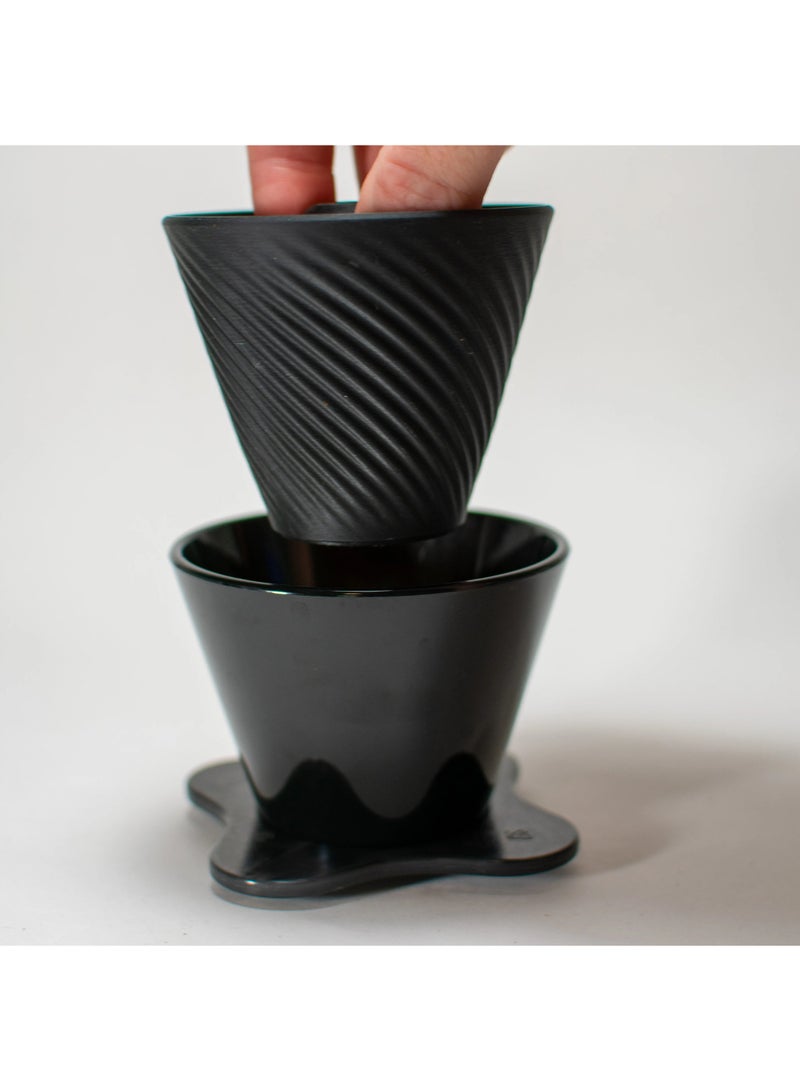 3dstations Coffee Filter Shaping Tool, an essential tool for coffee enthusiasts seeking consistent and flavorful results with every pour-over. Design - Image 4