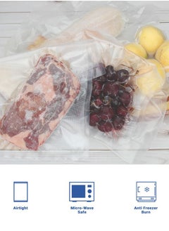 INKBIRD INKBIRD Vacuum Sealer Bags (50 counts) 8"x12" Commercial Grade Food Saver Bags BPA-Free Microwave Freezer Safe Great for Vac Storage Meal Prep and Sous Vide Cooking  - Image 3