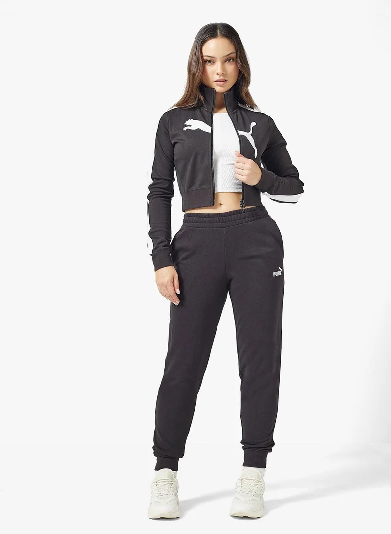 PUMA puma black-puma white Future Archive T7 Cropped Track Jacket for Women | Best Price UAE