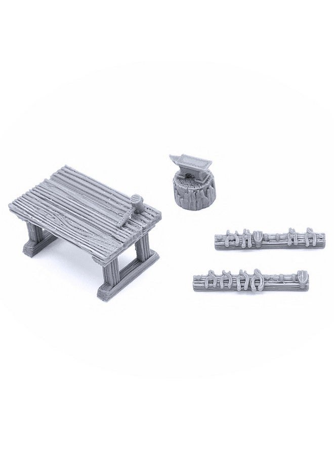 EnderToys Smithy Tools - DND Terrain Compatible with Dungeons and Dragons, 28mm Miniature Wargaming, Tabletop RPGs, Wargame Scenery - Image 3