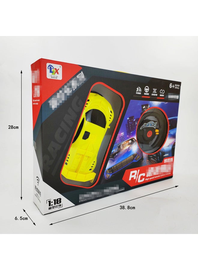 Big Gift Box Two-way Wireless Electric Remote Control Car Children's Toy Steering Wheel Remote Control Car Sports Car Stall Wholesale-Proportion:1:18 - Image 3