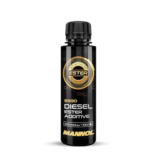 MANNOL 9930 Diesel Ester ADDITIVE Increases CETANE Rate Reduces Emissions Saves Fuel EXTENDS Engine Life 1 :1000 Concentration 10 ML for 10 Litre Imported from Germany (1, 100ml) - Image 1