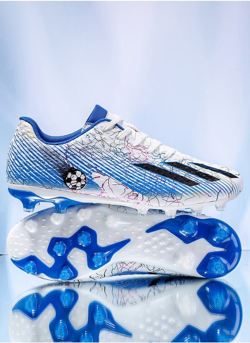 general Football Shoes: Men's High Top Spike Cleats for Boys, Professional Training Shoes, Athletics Anti-Slip Outdoor Athletics Football Shoes Sports Shoes Football Boots - Image 1