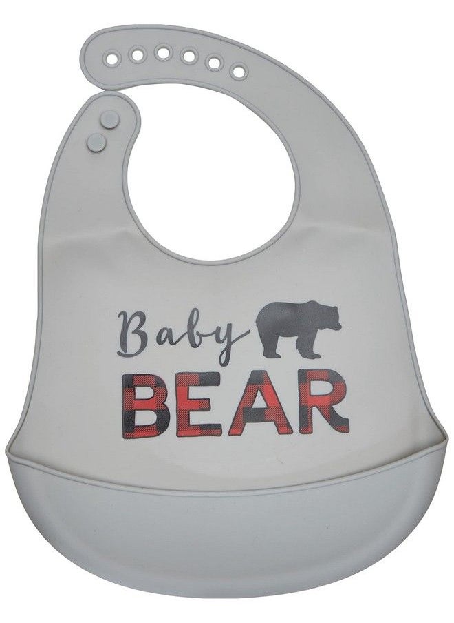 Little Treasure - Unisex Baby Silicone Bibs Baby Bear One Size - Image 1