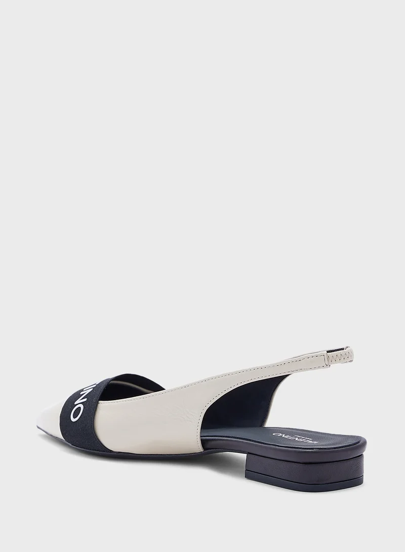فالنتينو باي ماريو فالنتينو Close Toe Ankle Strap Ballerina