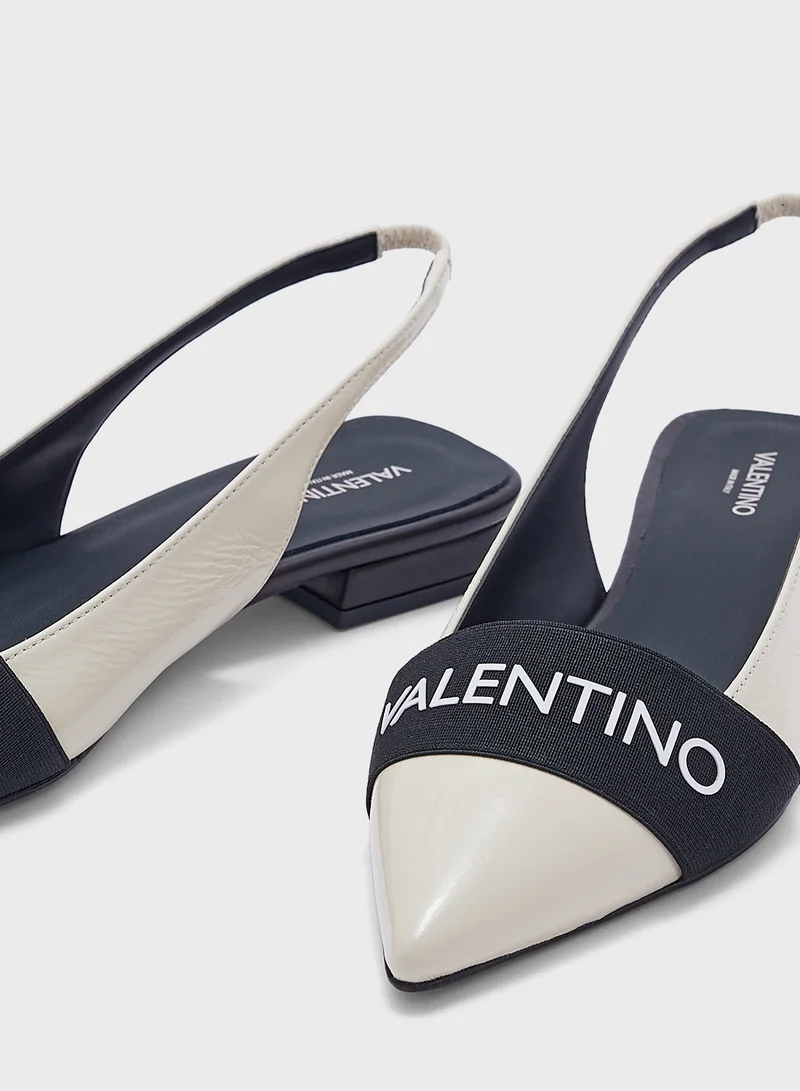 فالنتينو باي ماريو فالنتينو Close Toe Ankle Strap Ballerina