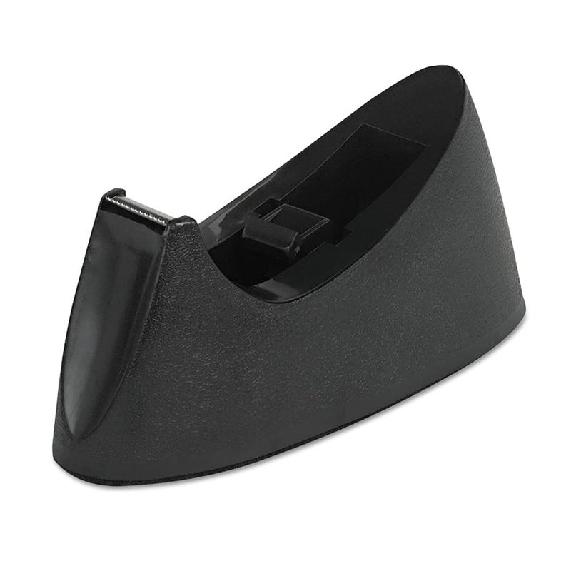 UNIVERSAL Desktop Tape Dispenser, Weighted Nonskid Base, 1" Core, Black - Image 5