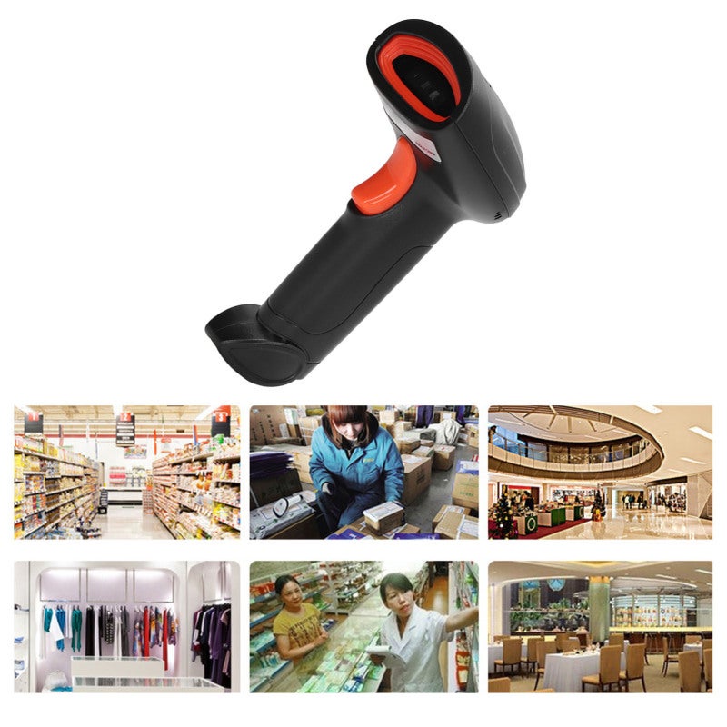 1D Barcode Scanner: Wireless High-precision CMOS Red Scanning Head - Fast Decoding Ergonomic Compact Design for Retail Healthcare Hospitality Industrial Use - Image 4